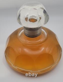 Ancien Flacon de Parfum Baccarat Col Argent Massif Début XXe Jamais Ouvert