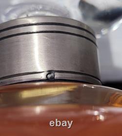 Ancien Flacon de Parfum Baccarat Col Argent Massif Début XXe Jamais Ouvert