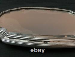 Ancien Miroir A Main Argent Massif 1900