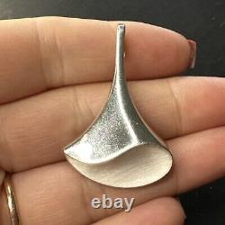 Ancien Pendentif Argent Massif 925 Créateur Breloque Art Danish Hans Hansen