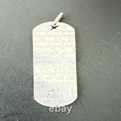 Ancien Pendentif En Argent Massif 925 Créateur Breloque Art Nouveau MAUBOUSSIN