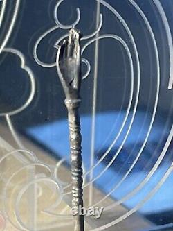 Ancien Pic à Cheveux ou à Vêtements Romain, Argent Massif, I-IVème ap JC