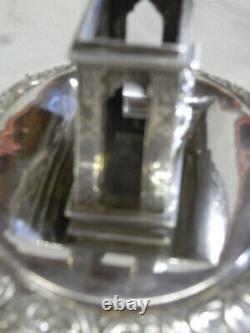 Ancien Porte Allumette Reliquaire Bouddha Shiva Deesse Argent Massif Silver
