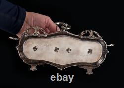 Ancien Porte Huilier en Argent Massif Orfèvre Debain & Flamant XIXe