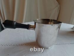 Ancien Pot A Lait Argent Massif 19eme