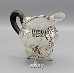 Ancien Pot A Lait Cremier En Argent Massif Minerve Maison Cardeilhac Paris XIX