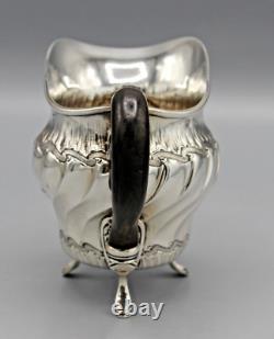 Ancien Pot A Lait Cremier En Argent Massif Minerve Maison Cardeilhac Paris XIX