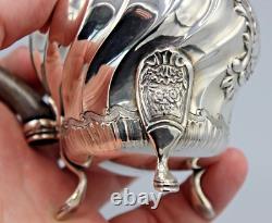 Ancien Pot A Lait Cremier En Argent Massif Minerve Maison Cardeilhac Paris XIX