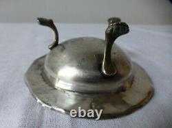 Ancien Rince doigts coupe argent émaillé. 18ème. Enamelled silver finger wash cup