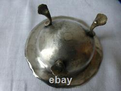Ancien Rince doigts coupe argent émaillé. 18ème. Enamelled silver finger wash cup