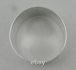 Ancien Rond de serviette en argent massif poinçon Minerve