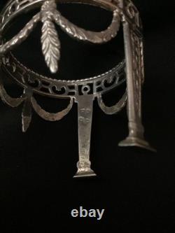 Ancien Saleron Argent Massif Epoque 1er Empire