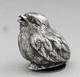 Ancien Salieres Et Poivrieen Espagnole Forme Oiseau En Argent Massif Poids 50g