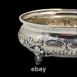 Ancien Sucrier Ovale En Argent Massif Suisse. Silver Switzerland. Sterling