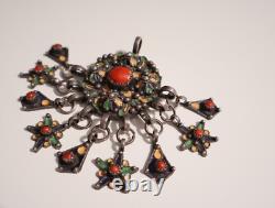 Ancien Tabzmit Fibule Alge? Rienne, Kabylie, Beni Yenni, XXe Siècle