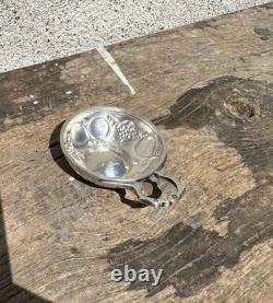 Ancien Taste-vin En Argent Massif, Old Wine Taster In Silver