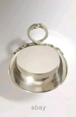 Ancien Tastevin En Argent Massif Poinçons Anglais MAPPIN&WEBB