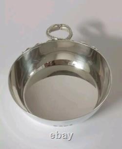 Ancien Tastevin En Argent Massif Poinçons Anglais MAPPIN&WEBB