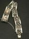 Ancien Bracelet En Argent Massif Motif Flores