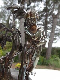 Ancien centre de table en argent Walter John Barnard Angleterre XIX