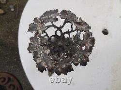 Ancien centre de table en argent Walter John Barnard Angleterre XIX