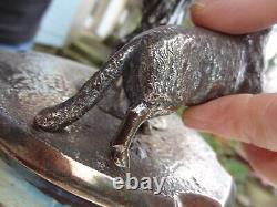 Ancien centre de table en argent Walter John Barnard Angleterre XIX