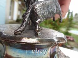 Ancien centre de table en argent Walter John Barnard Angleterre XIX