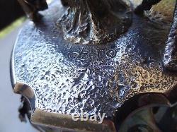 Ancien centre de table en argent Walter John Barnard Angleterre XIX