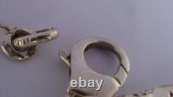 Ancien collier argent massif poissons bijou ancien collier argent minerve bijou