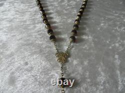Ancien grand chapelet en argent Massif et or vermeil silver rosary