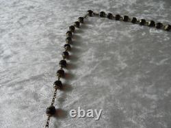Ancien grand chapelet en argent Massif et or vermeil silver rosary
