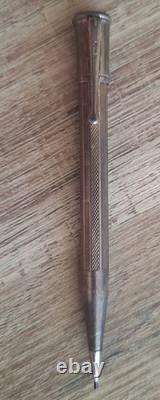 Ancien porte-mines JIF en argent massif poinçonné x3 Fonctionne 0.5mm