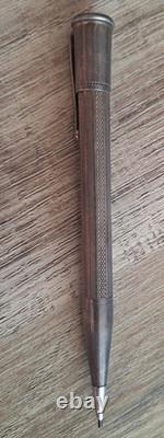 Ancien porte-mines JIF en argent massif poinçonné x3 Fonctionne 0.5mm