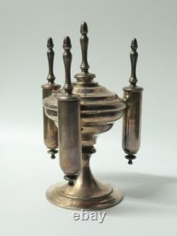 Ancien rare Briquet à cigares de table pyrogène argent massif Napoléon III