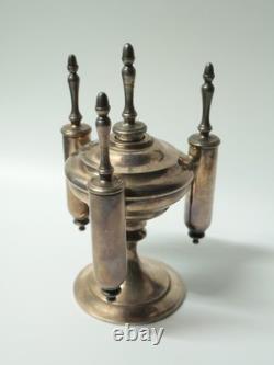 Ancien rare Briquet à cigares de table pyrogène argent massif Napoléon III