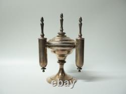 Ancien rare Briquet à cigares de table pyrogène argent massif Napoléon III