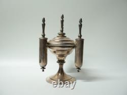 Ancien rare Briquet à cigares de table pyrogène argent massif Napoléon III