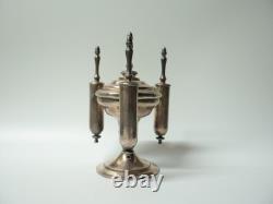 Ancien rare Briquet à cigares de table pyrogène argent massif Napoléon III