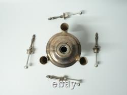 Ancien rare Briquet à cigares de table pyrogène argent massif Napoléon III