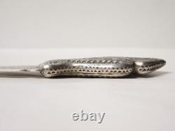 Ancien rare Coupe-papier ouvre-lettres en argent massif judaïca Tunisie XIX-XXe