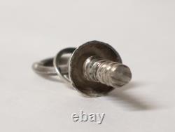 Ancien superbe lourd Bracelet Rajasthan argent massif ethnique tribal XIXe