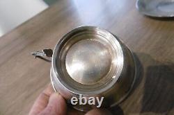 Ancien tasse et sous tasse en argent massif minerve