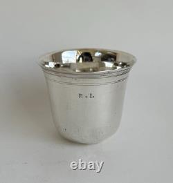 Ancien timbale de chasse curon argent massif sterling silver fermiers généraux