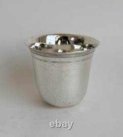 Ancien timbale de chasse curon argent massif sterling silver fermiers généraux