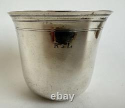 Ancien timbale de chasse curon argent massif sterling silver fermiers généraux