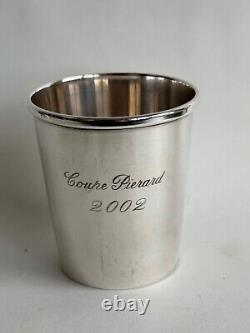 Ancien trophée timbale argent massif sterling silver coupe Pierard 2002 golf