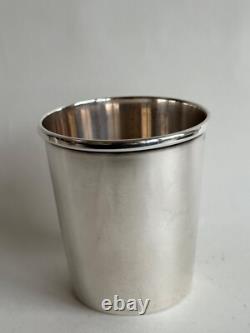 Ancien trophée timbale argent massif sterling silver coupe Pierard 2002 golf