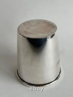 Ancien trophée timbale argent massif sterling silver coupe Pierard 2002 golf