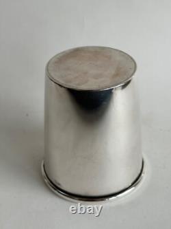Ancien trophée timbale argent massif sterling silver coupe Pierard 2002 golf