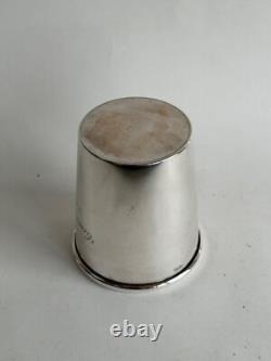 Ancien trophée timbale argent massif sterling silver coupe Pierard 2002 golf